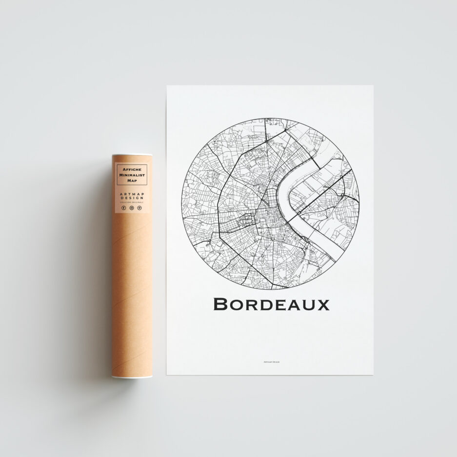 affiche bordeaux