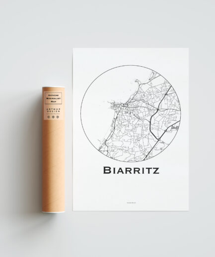 affiche biarritz