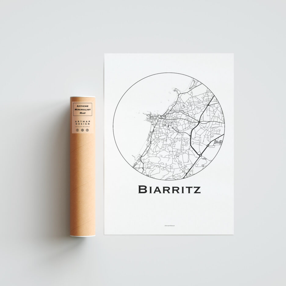 affiche biarritz