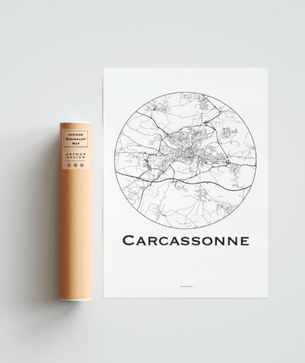 affiche carcassonne