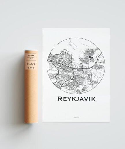 affiche reykjavik