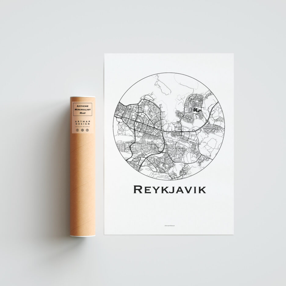 affiche reykjavik