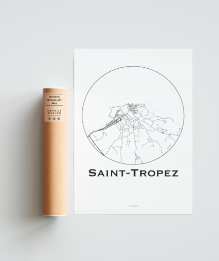 affiche saint tropez