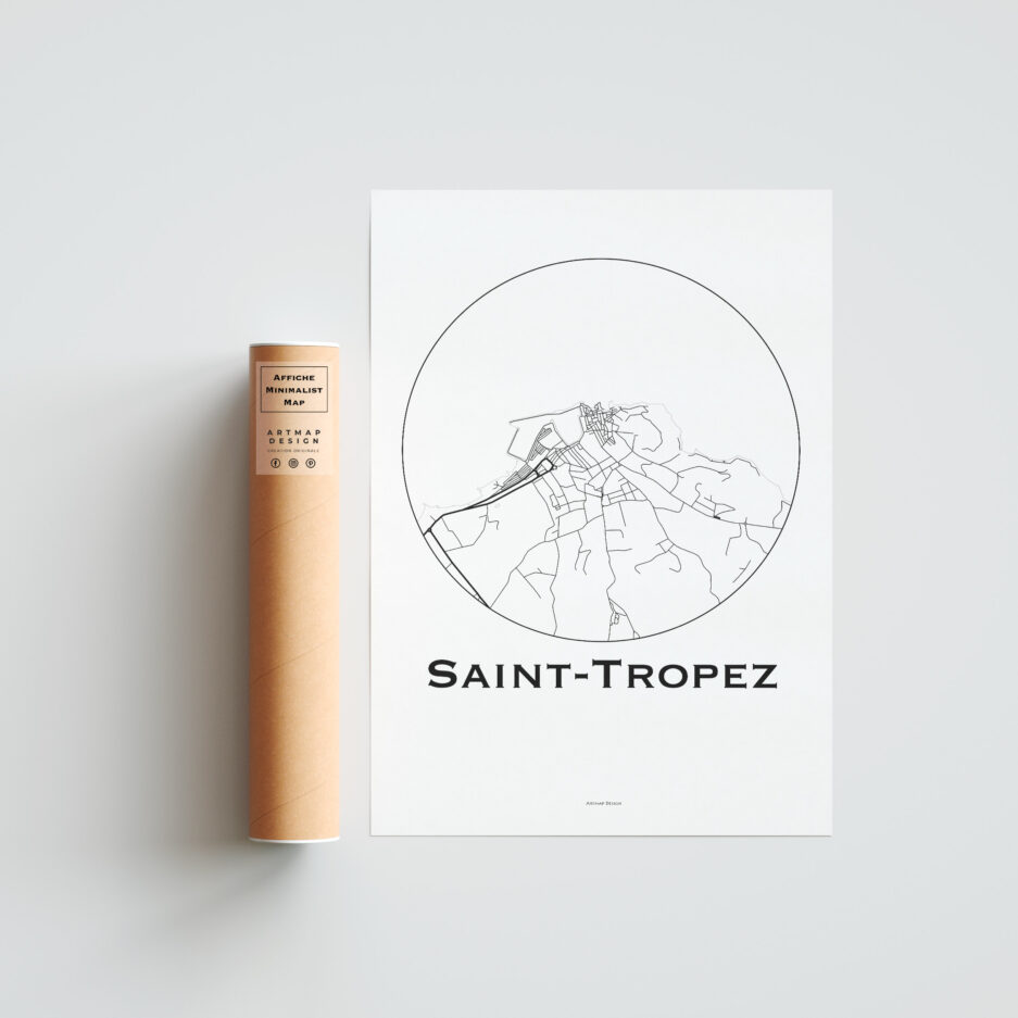 affiche saint tropez