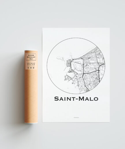 affiche saint malo